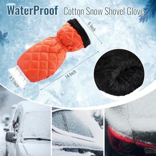 WILLBOND Ice Scraper with Glove Waterproof Ice Scrapers - Image 2