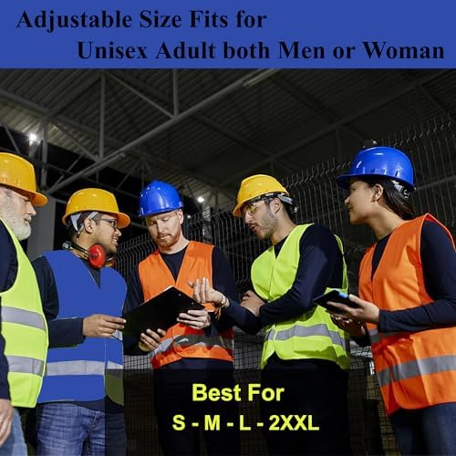 Blue Safety Vests 10 Pack - Image 4