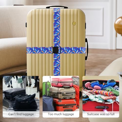 Luggage Straps for Suitcases, Travel Adjustable Belt - Image 6