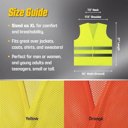 PeerBasics Safety Vests 5 Pack - Image 4