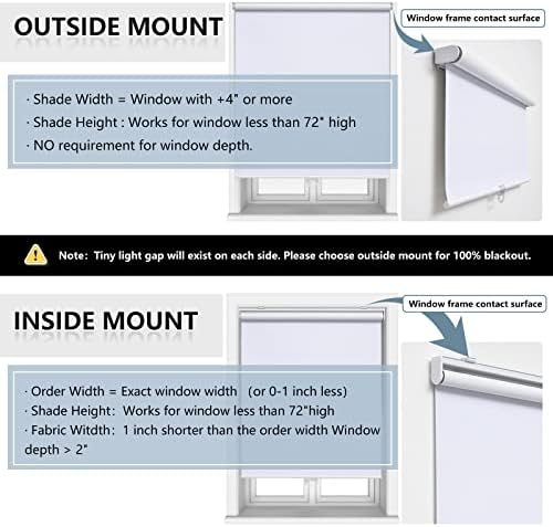 AOSKY Blackout Cordless Roller Shade - Image 6