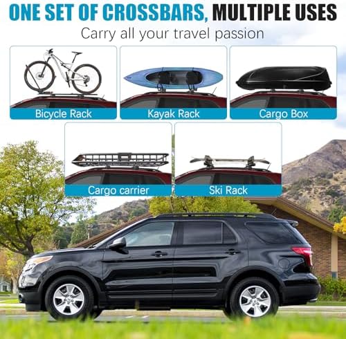 Universal 53" / 135cm Roof Rack Cross Bars - Image 7