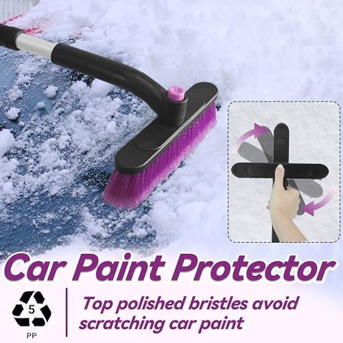 Gardzen 32" Snow Brush and Ice Scraper - Image 6