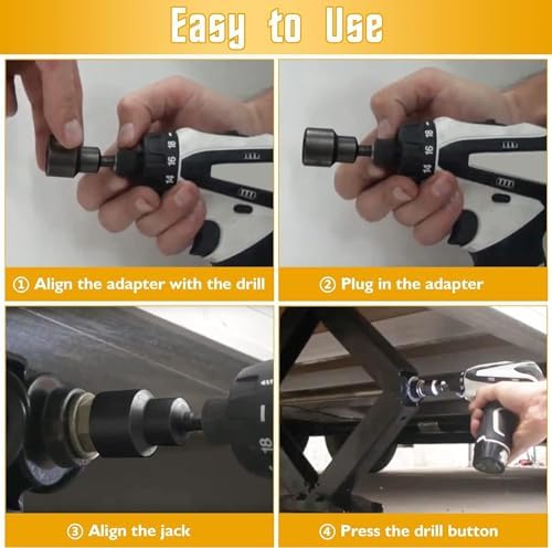 South Bend Components Camper/RV Scissor Jack Drill Adapter Socket | Designed - Image 4