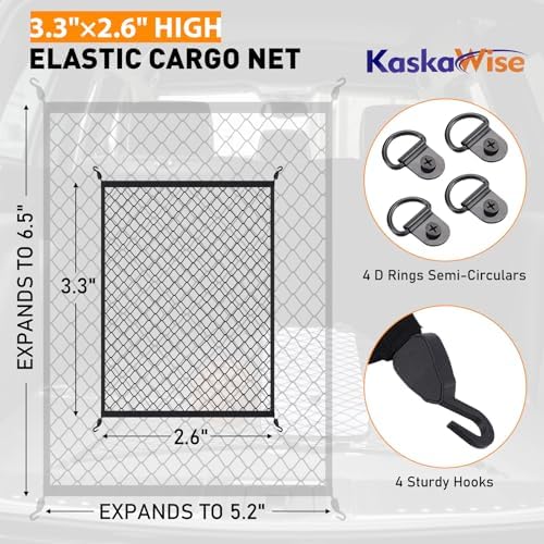 Elastic Cargo Net for SUV, Truck Net Organizer - Image 2