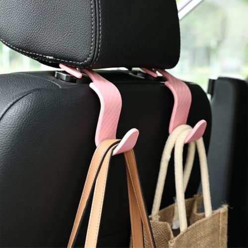 Osilly Car Seat Headrest Hook, 4 Pack Auto Seat Hanger Storage Organizer - Image 6