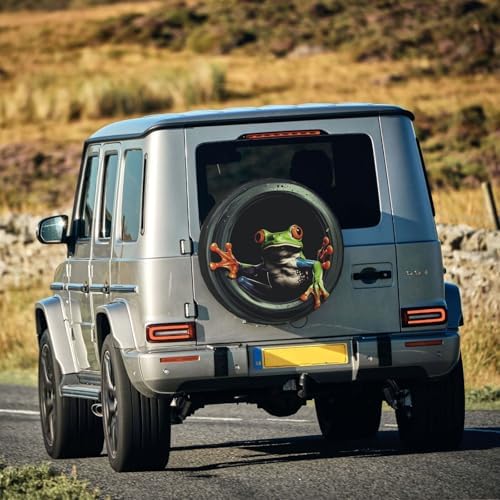 Spare Tire Cover Frog Wheel Tire Cover Waterproof Sun Protection Universal Fit - Image 7