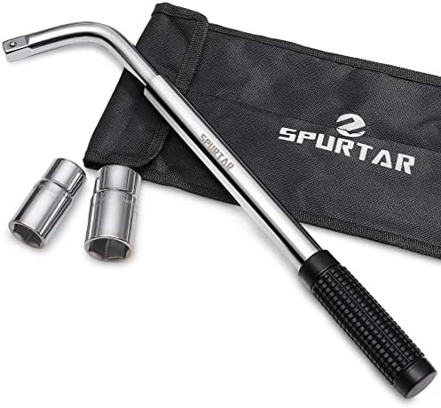 Spurtar Telescoping Lug Wrench 1/2 Drive 17/19mm 21/23mm Sockets by Spurtar%C2%AE