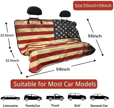 Waterproof Back Seat Cover for Dogs and Kids, Car Seat Protector Under Baby Car - Image 4