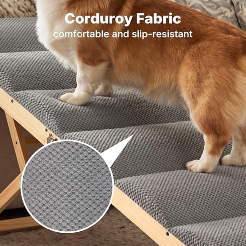 Veehoo Foldable Dog Ramp for High Bed Couch Large Dogs 17" W - Image 5