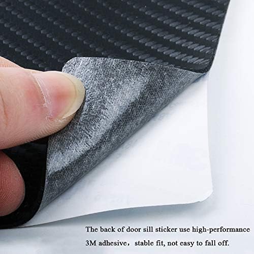 XITER for Honda Accord 2012-2025 Carbon Fiber Leather Car Door Sill Scuff Plate - Image 5