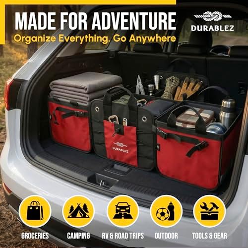 5-Section Trunk Organizer with Cooler, Extra Large - Image 4
