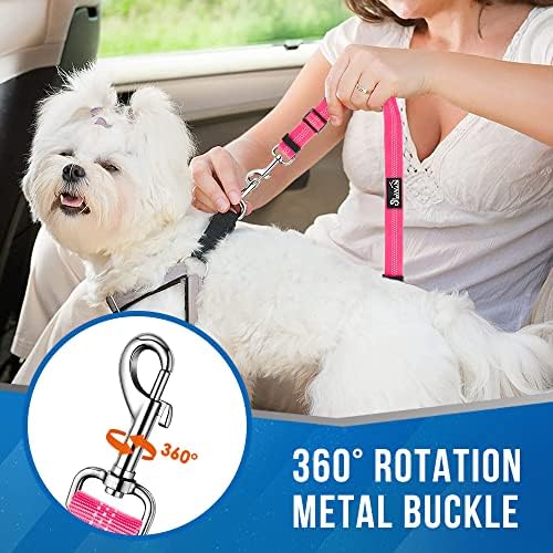 Lukovee Double Dog Car Seat Belt, No Tangle Headrest Restraint - Image 3