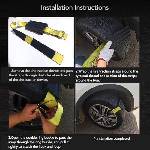 2 Pcs Tire Traction Straps - Image 7