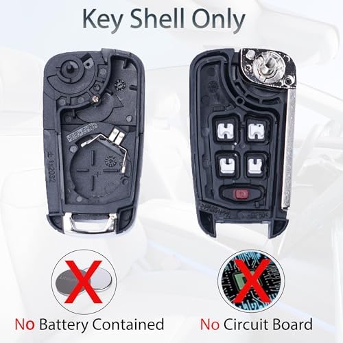 SUPALAND Flip Key Fob Shell Case Replacement Fits - Image 6