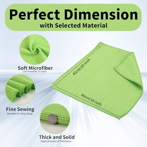 XINDELL Waffle Weave Microfiber Towel, Cleaning Cloth - Image 3