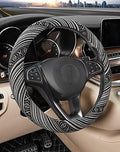 SEG Direct Boho Steering Wheel Cover, Baja Blanket Cloth, Coarse Flax by SEGDirect