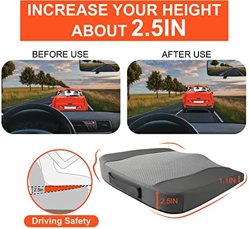 Lofty Aim Car Seat Cushion, Memory Foam Car Seat Cushions - Image 4