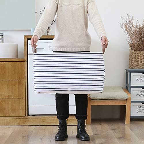 Hinwo 70L Extra Large Canvas Storage Bin - Image 2