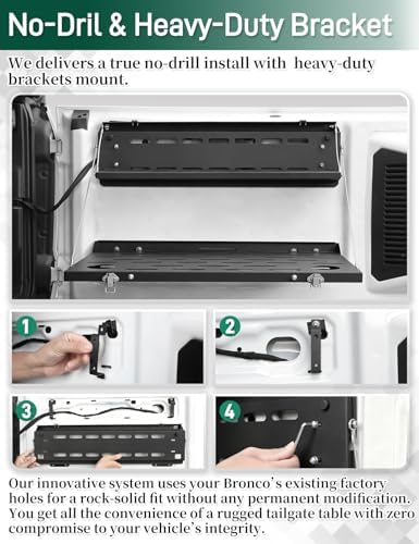 JROAD Bronco Double Layer Tailgate Table - Image 5