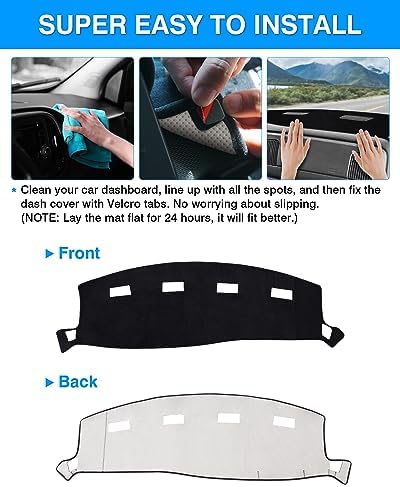 Autorder Dashboard Cover Mat for 2002-2005 Dodge Ram 1500 & 2003-2005 2500/3500 - Image 5