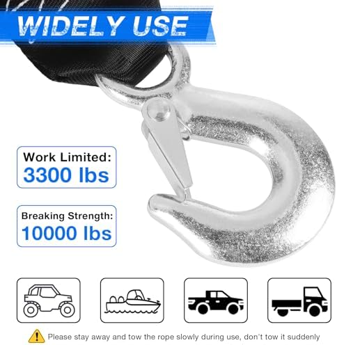 2" X 20ft Boat Trailer Winch Strap - Image 4