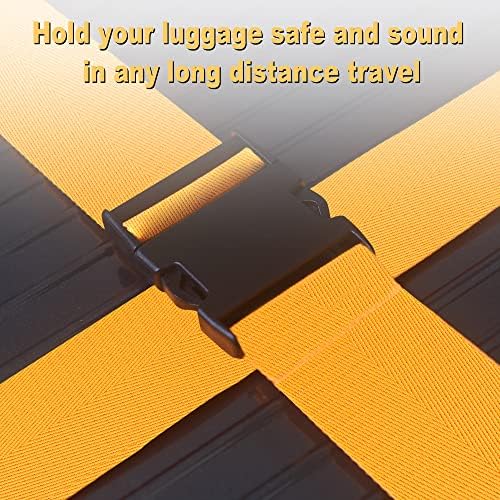 Chelmon Luggage Straps for Suitcases TSA Approved Travel Essentials 4 Pack - Image 4