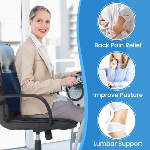 Lumbar Support Pillow for Office Chair, Back Support, Memory Foam - Image 5