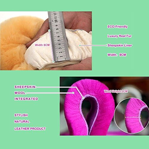 Fluffy Fur Wool Sheepskin car Steering Wheel Cover, Fuzzy Protector - Image 3