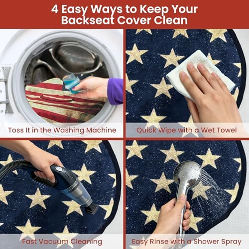 Waterproof Back Seat Cover for Dogs and Kids, Car Seat Protector Under Baby Car - Image 5