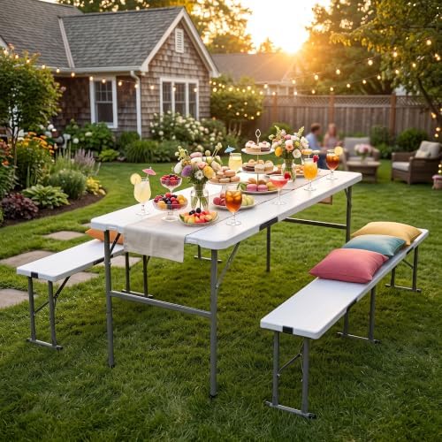 ZENY Folding Picnic Table Set by ZENY