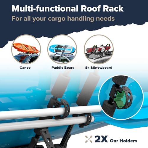 ARKSEN 2 Pack Folding Kayak Roof Rack - Image 3