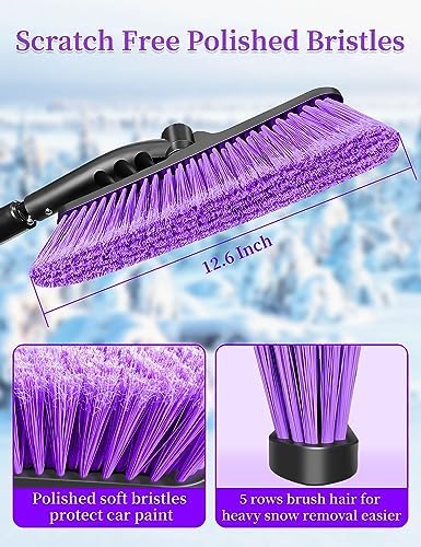 HEEYA Extendable Scraper Snow Brush - Image 3