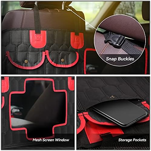 DNA Motoring Dog Car Seat Cover Back Seat Pet Cover 100% Waterproof - Image 5