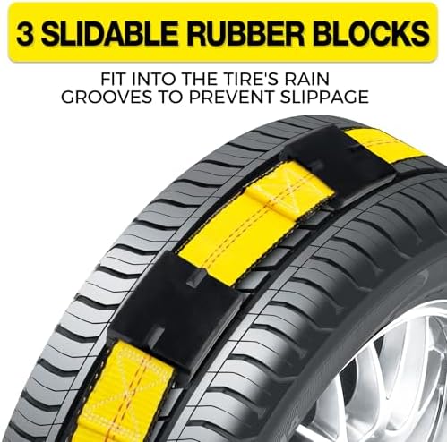 E Track Tire Straps for Trailers 4-Pack Heavy Duty 2" x 10' - Image 4