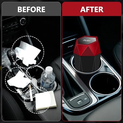 Car Trash Can with Lid, 15 Trash Bags, 1 Pack - Image 6