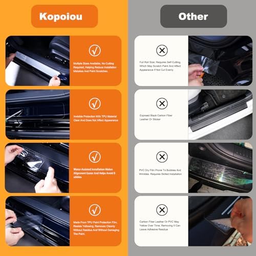 Car Door Sill Protector, Universal Door Entry Edge Guard & Scuff Plate Protector - Image 5