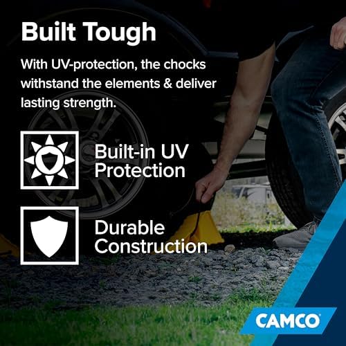 Camco RV Wheel Chocks with Rope - Image 6