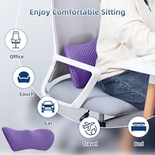 Lumbar Pillow, Memory Foam Lumbar Support Pillow - Image 6