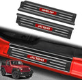 2PCS Door Sill Guards for Jeep 2018-2026 Wrangler JL JLU & 2020-2026 Gladiator by Bercicci