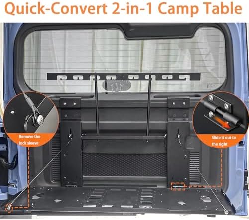 ITrims Truck Tailgate Table for GWM Tank 300 2020-2024 Modular Storage Panel - Image 6
