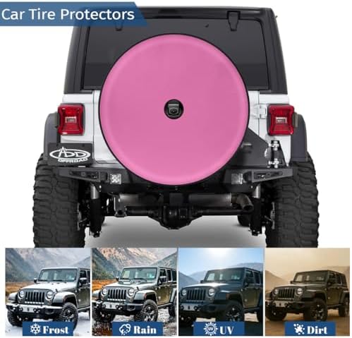 Spare Tire Cover with Backup Camera Hole Fit - Image 6