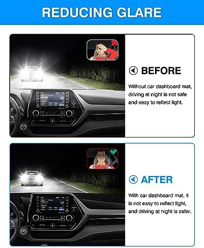 Autorder Dashboard Cover Mat for Toyota Highlander 2020 2021 2022 2023 2024 - Image 4