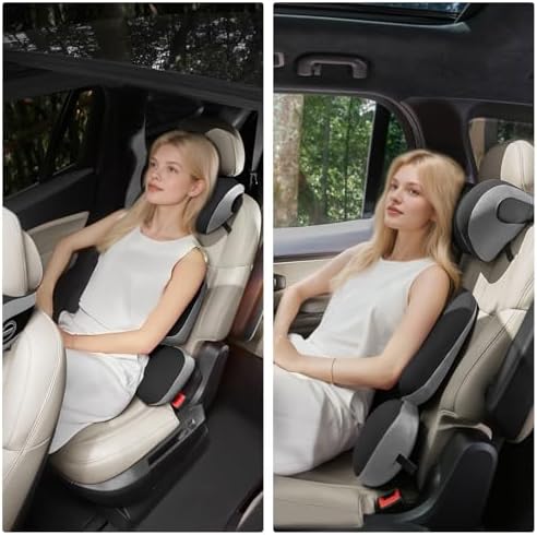 BEBAS Ergonomic Car Headrest Pillow, Memory Foam Neck Support - Image 4