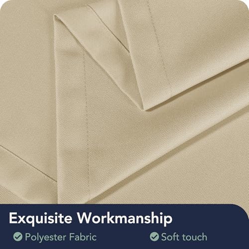 Patio Curtains Outdoor Waterproof, 4 Panels, Rod Pocket Sunshades - Image 5