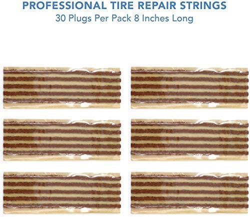 CKAuto 30 pcs 8" Brown Tire Repair Strings Tire Repair Plugs - Image 3