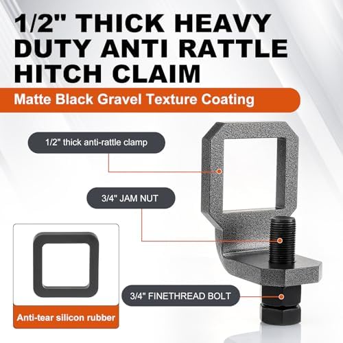 2" Anti-Rattle Hitch Clamp - Image 2