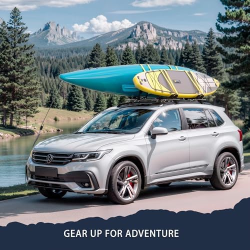 ARKSEN 2 Pack Universal Folding Kayak Roof Rack - Image 2