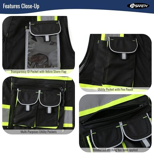 JKSafety Reflective Safety Vest - Image 5
