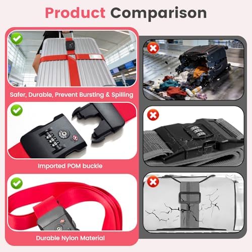 Luggage Straps TSA Approved for Suitcases - Image 5